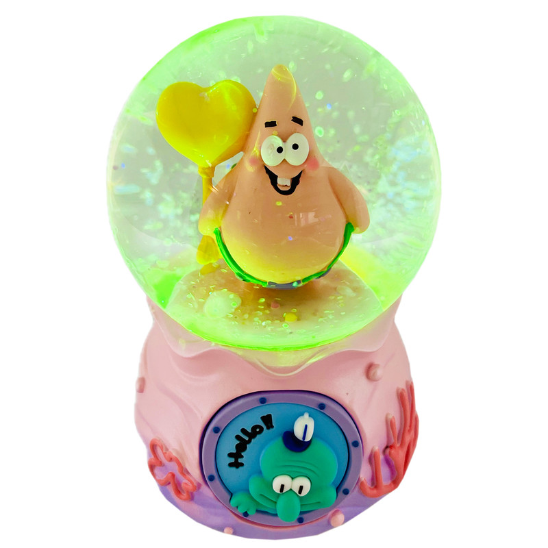 گوی موزیکال مدل پمپی مدیوم Hello طرح قطره عاشق کد 600.MPA1623.20