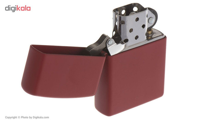 فندک زیپو مدل Regular Red Matte کد 233