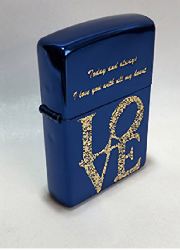 فندک زیپو اصلی کد ZA_3_37C love arabesque blue