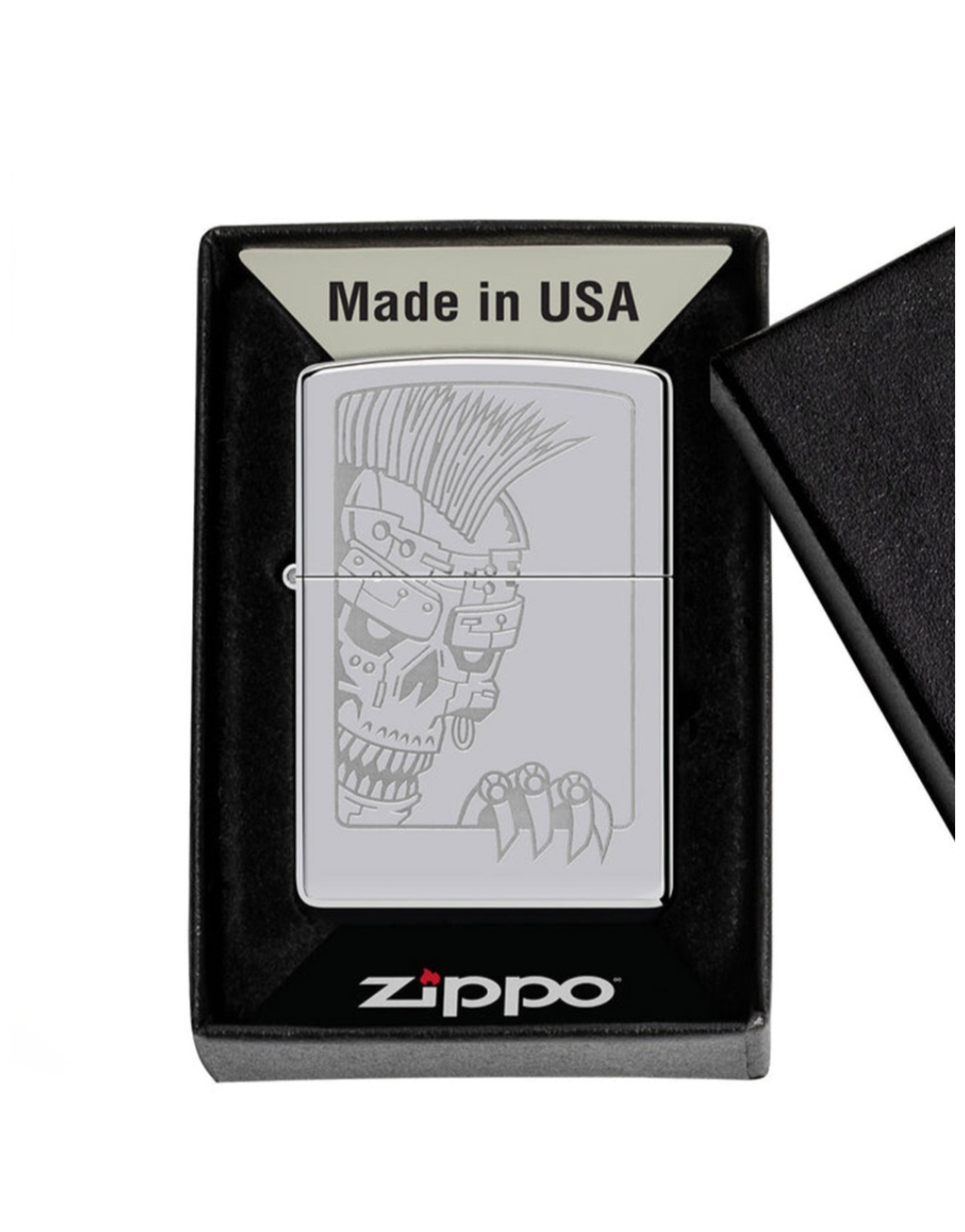 فندک زیپو اصلی کد ۴۶۴۲۶ mohawk skull
