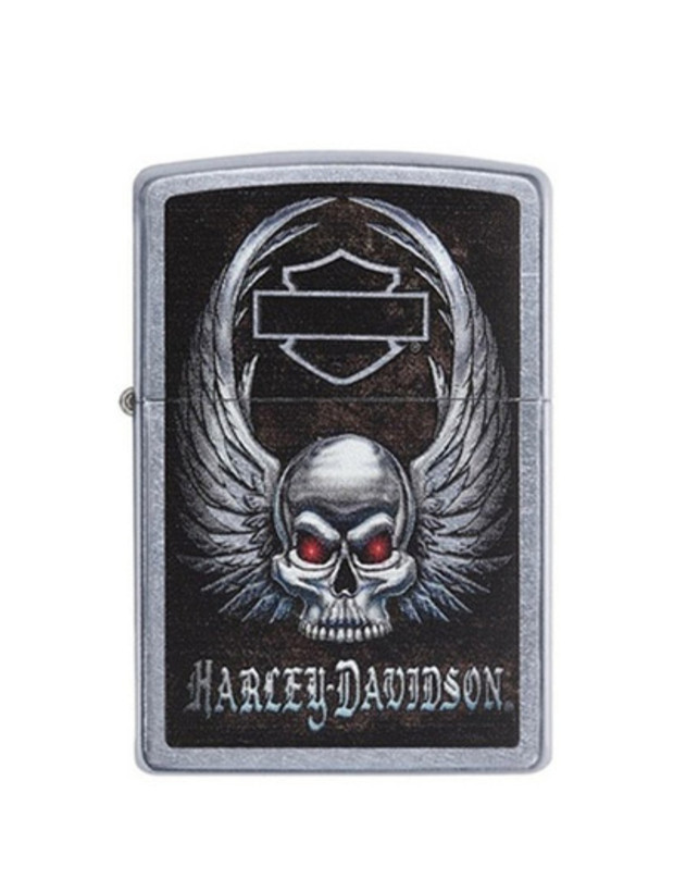 فندک زیپو اصلی کد 29558 harley davidson skull