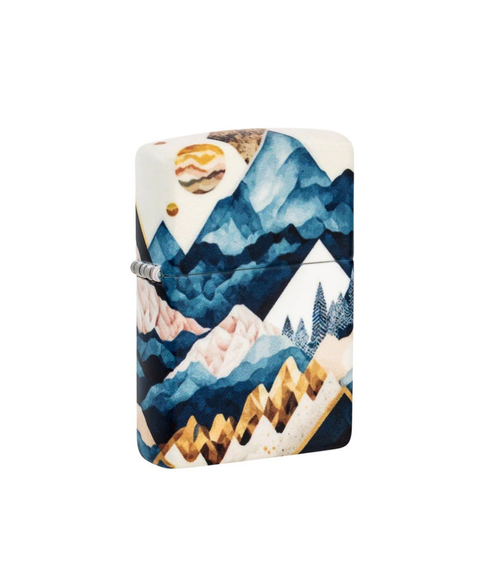 فندک زیپو اصلی کد 46262 geometric mountains