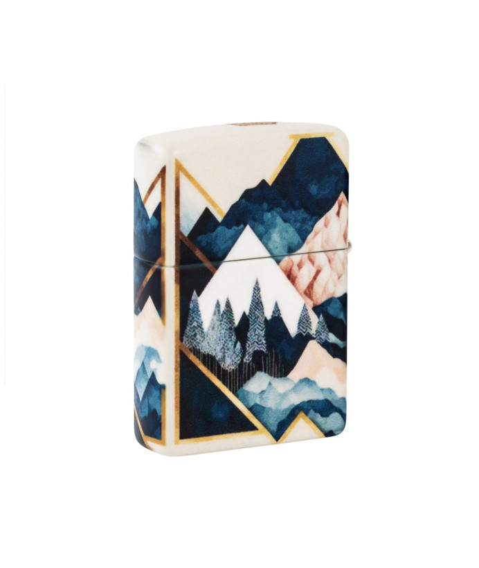 فندک زیپو اصلی کد 46262 geometric mountains