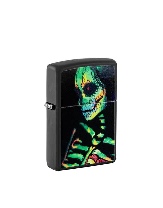فندک زیپو اصلی کد 48761 glowing skull
