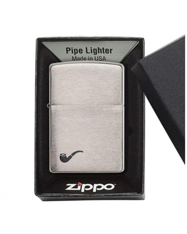 فندک زیپو اصلی کد 200PL-BRFIN.CHR PIPE LIGHTER