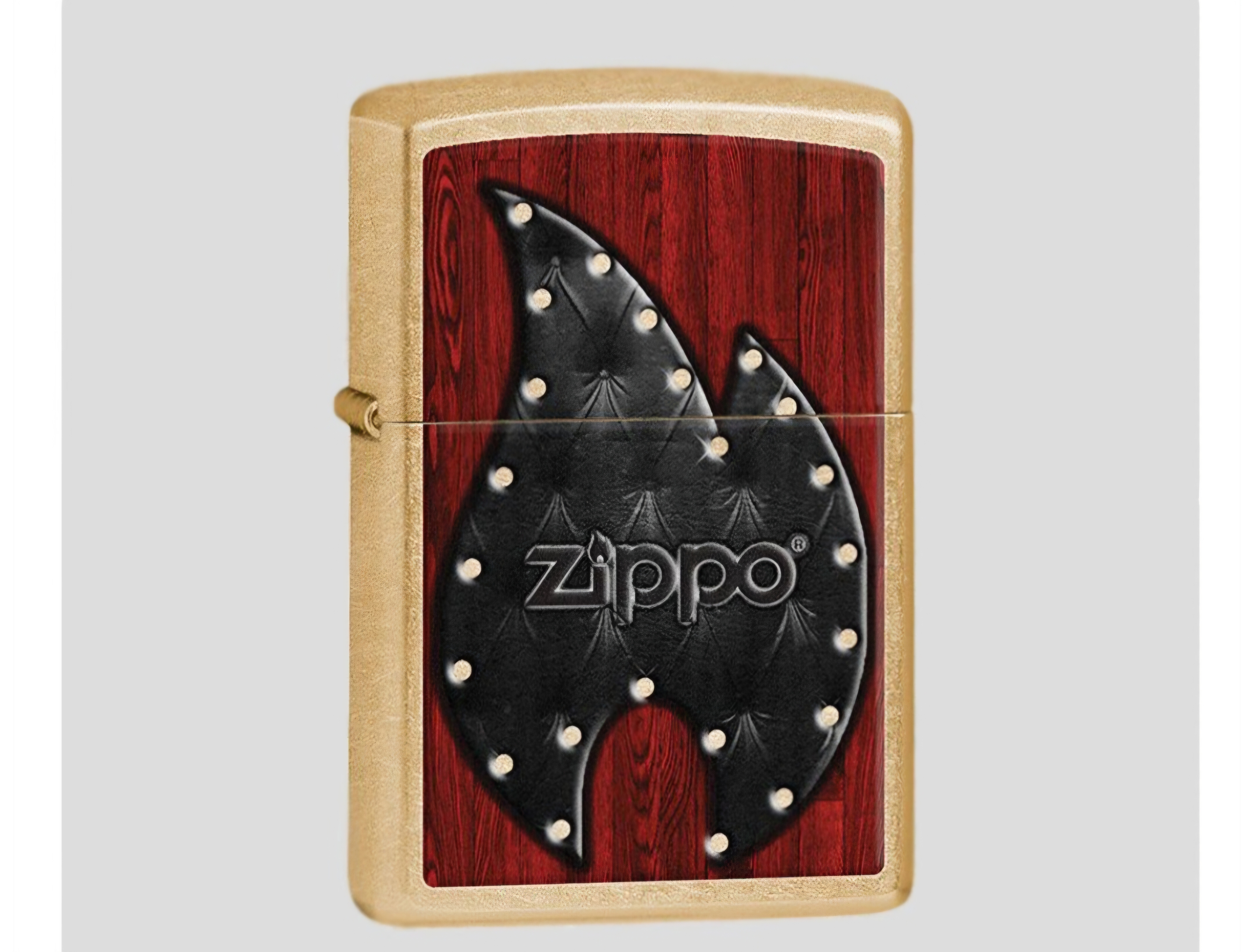فندک زیپو اصلی کدZippo 207G LEATHER FLAME کد 28832