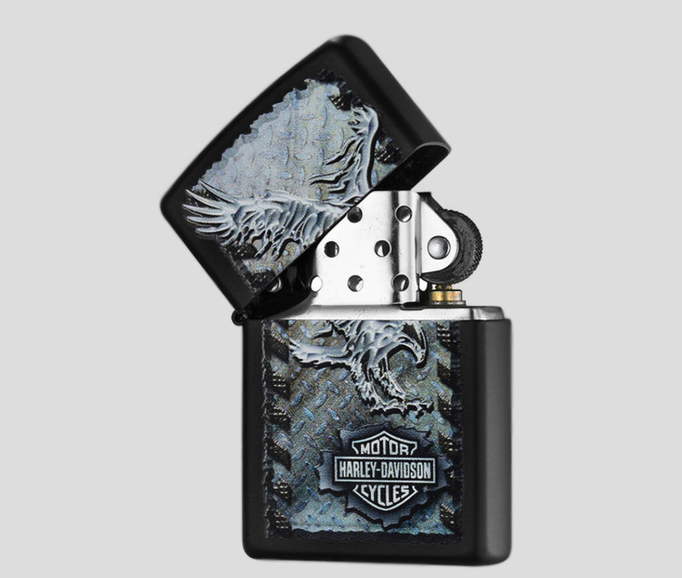 فندک زیپو اصلی کد 28485 Zippo Lighter 28485 218 H-D IRON EAGLE