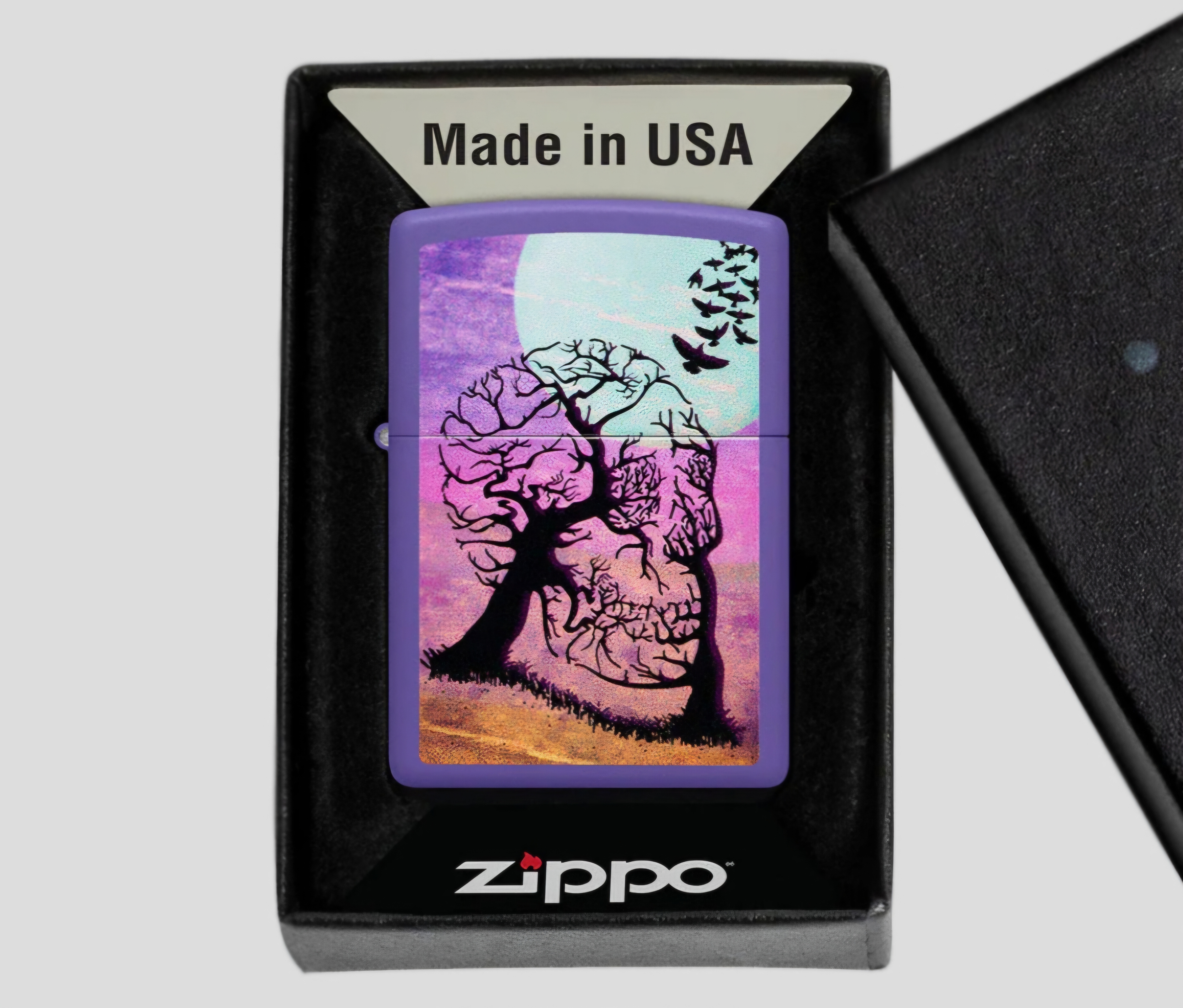 فندک زیپو اصلی کد Zippo Lighter 48638 237 SKULL TREE DESIGN