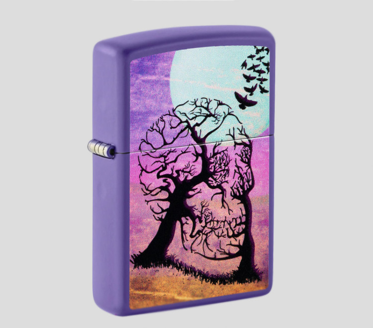 فندک زیپو اصلی کد Zippo Lighter 48638 237 SKULL TREE DESIGN