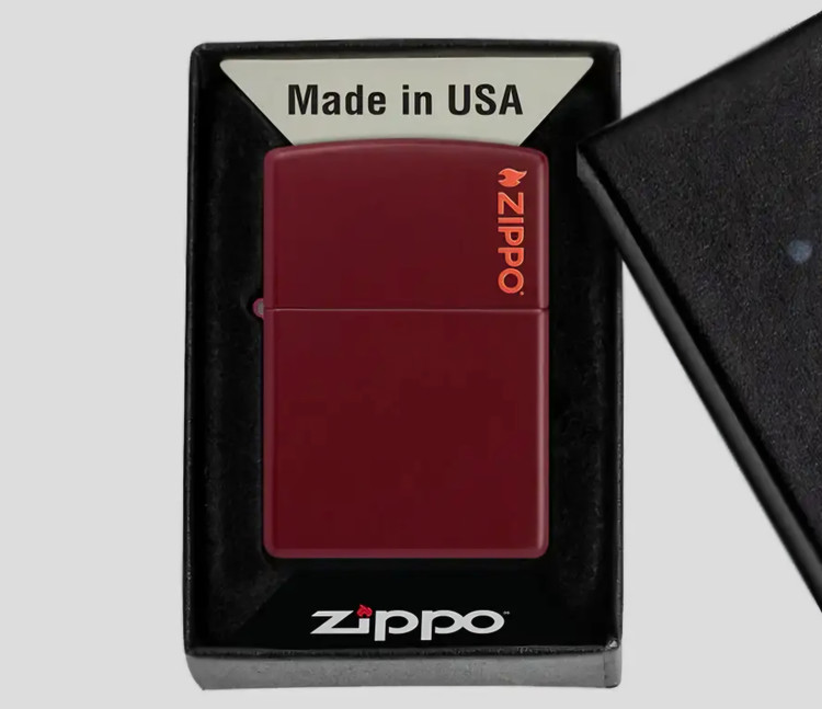 فندک زیپو اصلی کد Zippo Lighter 46021ZL 46021 MERLOT MATTE W ZIPP