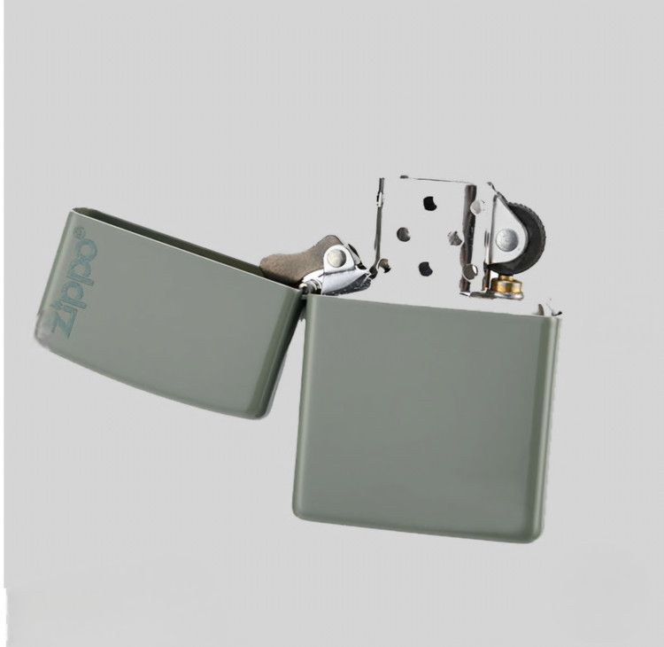 فندک زیپو اصلی کد 49843ZL SAGE GREEN