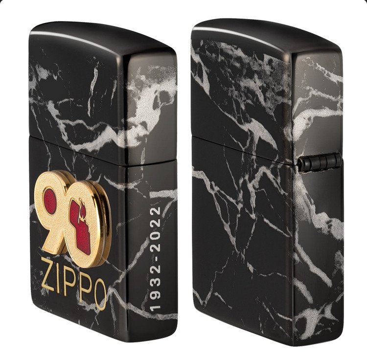 فندک زیپو اصلی کد Zippo Lighter 49864 90th Anniversary Commemorative Design