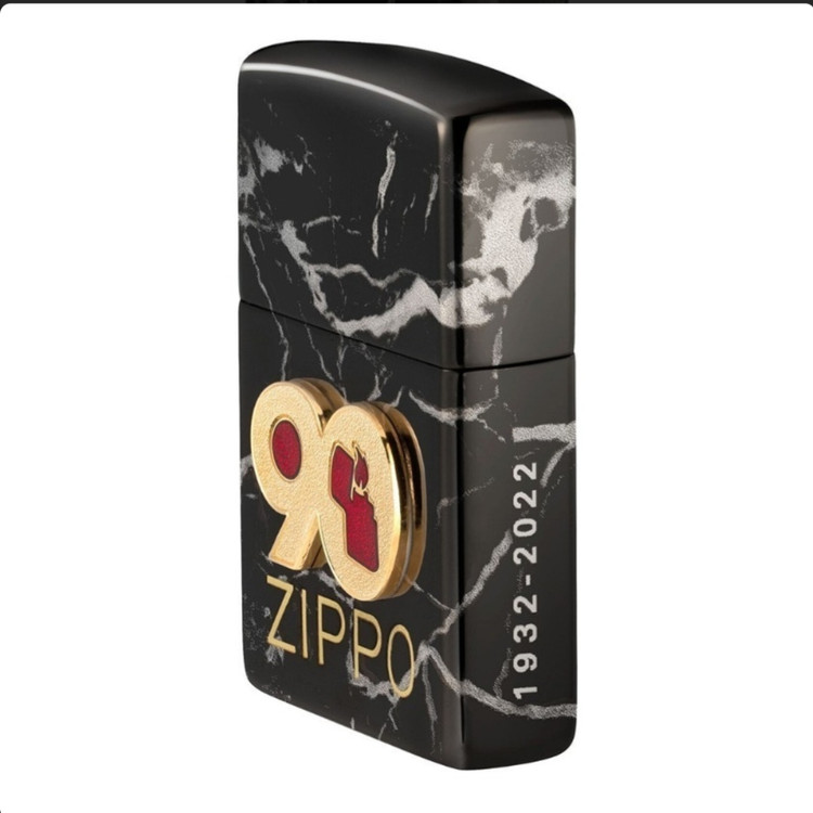 فندک زیپو اصلی کد Zippo Lighter 49864 90th Anniversary Commemorative Design