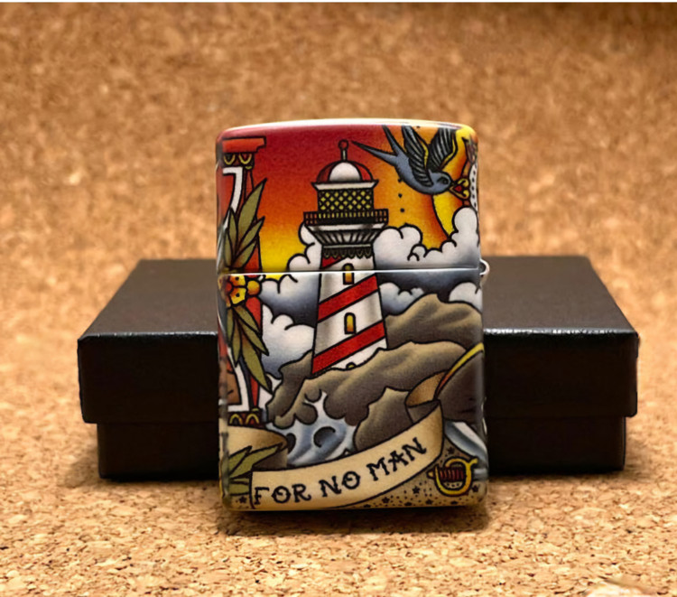 فندک زیپو اصلی کد Zippo Lighter Nautical Tattoo 49532