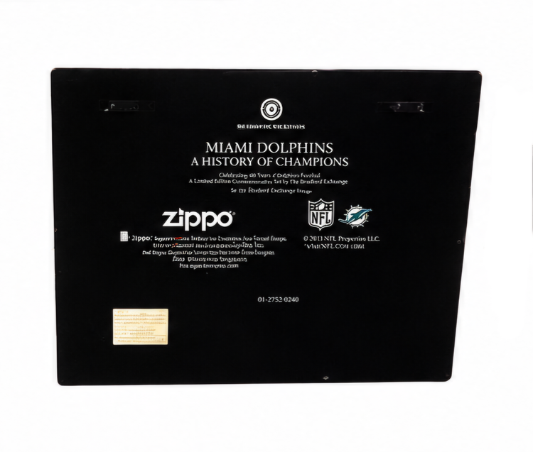 فندک زیپو کلکسیونی Miami Dolphins تیم فوتبال آمریکایی